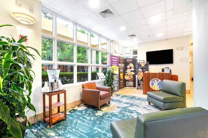 Lobby sitting area